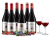 Rotwein-Genuss M mit 6 Flaschen + 2 GRATIS-Gläser